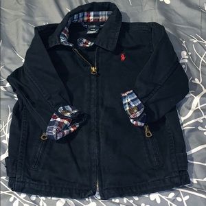 Polo by Ralph Lauren navy plaid jacket NWOT 24 M
